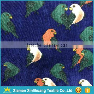 Latest Fashion Dress Material 28 Wale Printed Corduroy Fabric for Sale photo-2