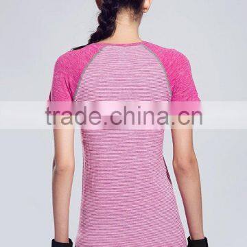 Outdoor Fashion Stripes Running t Shirt photo-5