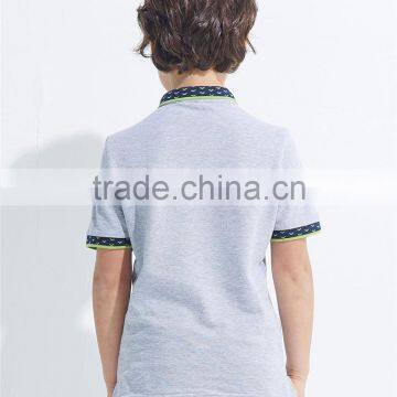 Hot Sale OEM Service 100% Cotton Good Quality Short Sleeve Polo t Shirts for Boy Kids photo-5
