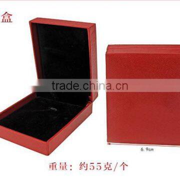 Luxucy red custom logo jewelry box package for jewelry pendant yiwu factory supplier jewelry boxes wholesale 2017 package box