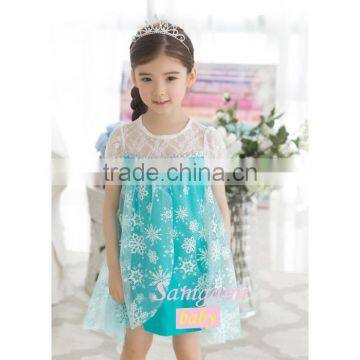 2015 latest summer girls dress for 2-7 years