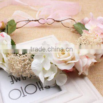 New Happy Family Roles Headbands Plastic Head Decoration Marry Women Beautiful Garland