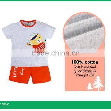 Lovely Bear Short Sleeve 2pcs Children Wear Baby Clothes Set for Summer photo-2