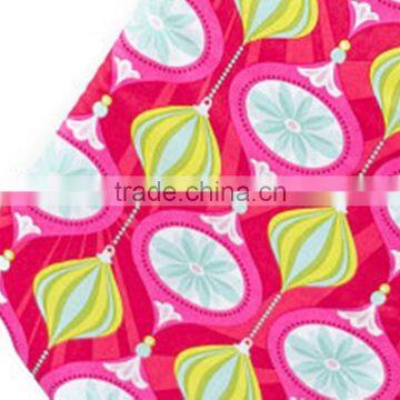 Hip Holiday Red Ornaments Embroidered Large Christmas Stocking photo-5