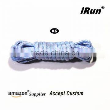 2017 Mix-Colored Pattern Hiking Skate Shoes Rope Laces - 130 CM Long Yeezy Round Laces for Climbing Boots - Retail Packaging photo-2