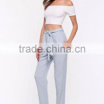New Arrival High-waist Hot Shapers Pants for Women Tapered Pants Wholesale photo-5
