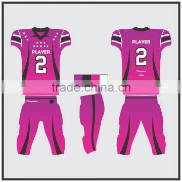 Shop Football Uniform in Any Design / Free Mock Up of American Uniform | Free Sample | Sublimation Uniform | Sports Uniform Make photo-3