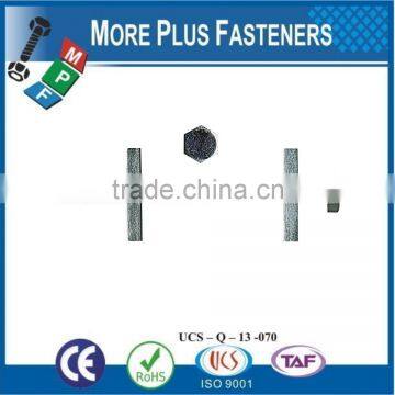 Made In Taiwan Brass Closet Hex Head Zinc Plated Draw Bolt photo-4