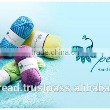 100% COTTON MERCERISED CROCHET KNITTING YARN
