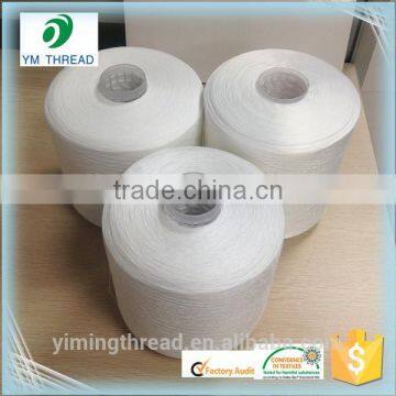 10s 20s 30s Raw White Soft Wind Polyester Spun Yarn photo-3