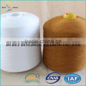 50s/3 dyed colors polyester spun yarn price
