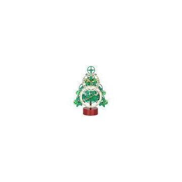 Cute 2D Quartz Movement Gear Table Clock Of Christmas Tree