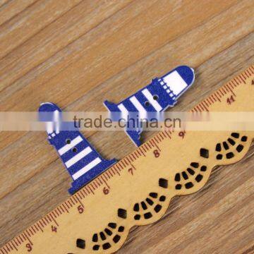 Precision Navigation Series Wood Buttons Coloured Drawing or Pattern