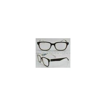 Black Acetate Kids Eyeglasses Frames , Optical Eyewear Frames for Boys