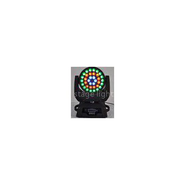 Rotating RGBWA led rainbow effect zoom wash mini moving head club / pub stage light