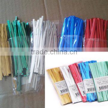 Customized Decorative Paper Plastic Twist Tie For Bread Bag photo-3