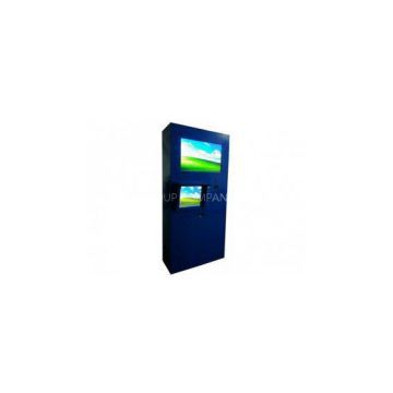 Outdoor parking waterproof card dispenser, printing Dual Screen Kiosk