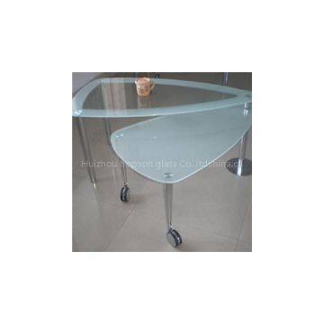 Irregular Shape Glass Coffee Table Top