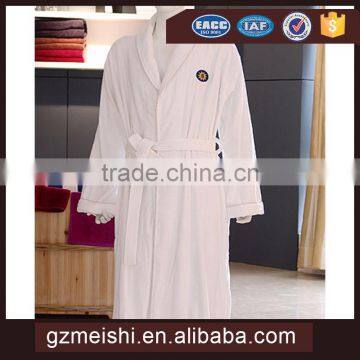 High quality wholesale 100% cotton robe,bathrobe with embroidery logo