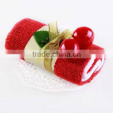 Lovely terry cotton cake towel/gift towel/christmas towel