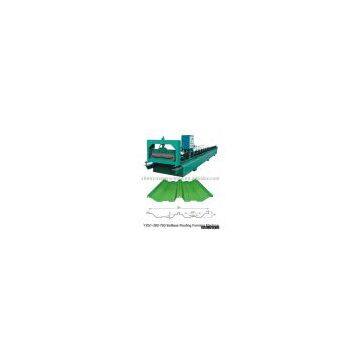 YX51-380-760 wide span steel forming machine,roll forming line,panel roll form machine of high quality!