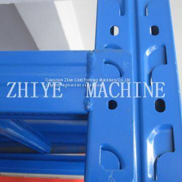 High Frequency Automatic Steel Shelf Roll Forming Machine Line photo-3