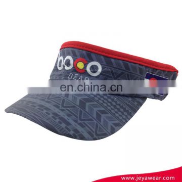 New Fashion Custom Wide Brim Visor Sun Hat For Men