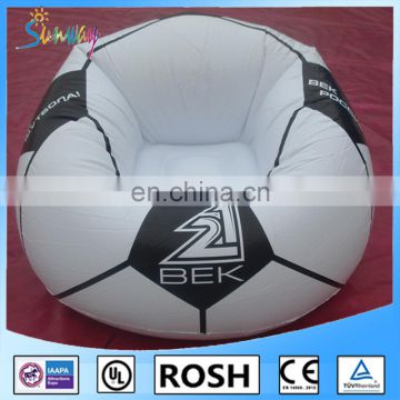 Factory Cheap Inflatable Football Soccer Style Sofa/ Inflatable Chair For Sale