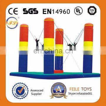 2014 most popular four inflatable bungee /bungee jumping for sale