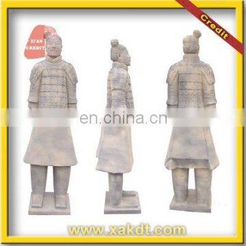 Antique Life Size Chinese Clay Made Statue of Qin Dynasty BMY-1192