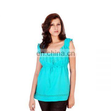 Women Western Sleeve Less Cool Look Designer Top Manufacturer