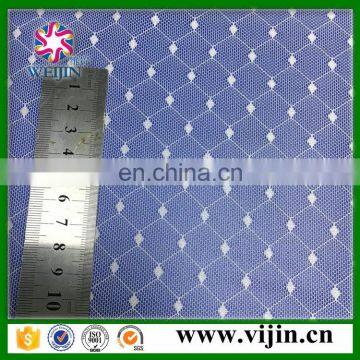 Changle Factory Warp Knitting Technique Plain Dot Mesh Fabric for Bridal Dress photo-3