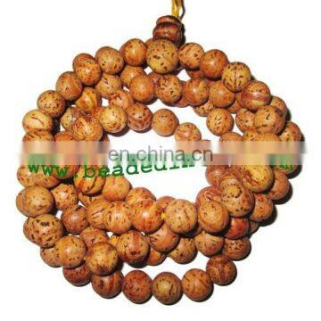 Bodhi, Budhha, Buddhism Beads Mala, Auspicious Wood Beads-Seeds String (mala), size: 11mm