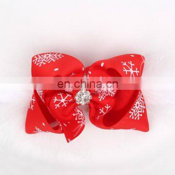 Christmas Kids Bow Feather Hair Band Festival Baby Headband Children's Hair Accessories photo-2