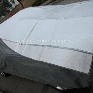 Aluminum Film Add EPE and Non-woven Inflatable Car Cover Against Hail or Snow photo-4
