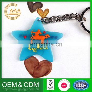 Wholesale Oem Silicone Key Chain Harmless Silicon Rubber Keyring