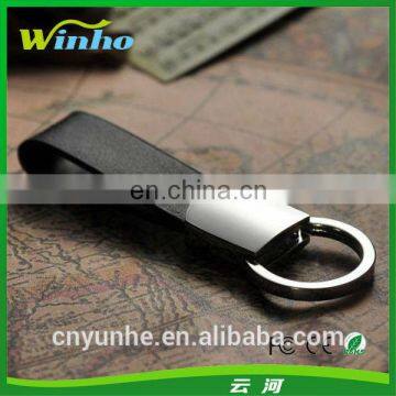 Deluxe Rectangular Key Fob with a Twist Action Ring