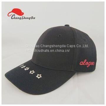 Wholesale Fashion 6 Panels 100% Cotton Embroided Character Sports Caps photo-2