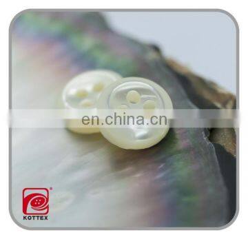 Natural trocas shell pearl button 3mm