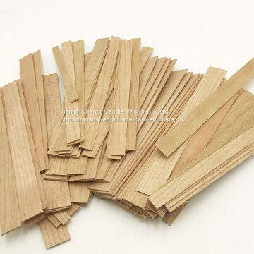 Cheap Natural Candle Wood Wick With Metal Tab For Candle Making photo-2