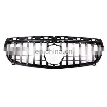 Silver Front grill  GT R GTR style grille for Mercedes Benz W176 A CLASS A180 A200 A260 A45 2013 2014 2015