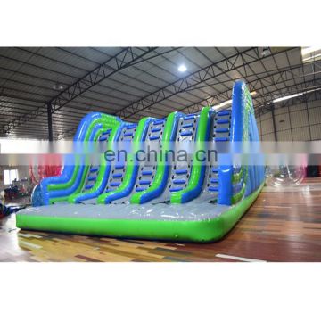 Customized 0.9mm PVC tarpaulin inflatable slide used on water on sale