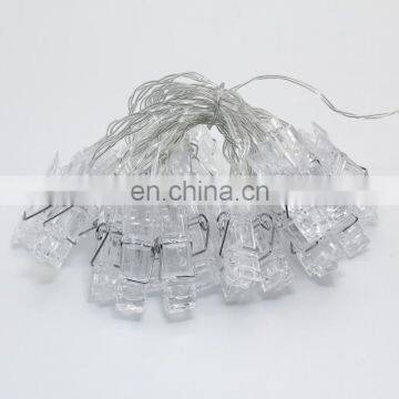 IP65 Photo Clip String Lights Battery Powered Led Fairy Light Party Bedroom DIY Clothespin Shapes photo-7