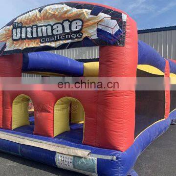 Adult Outdoor Wipeout Sports Game Inflatable Obstacle Course Challenge For Sale photo-3