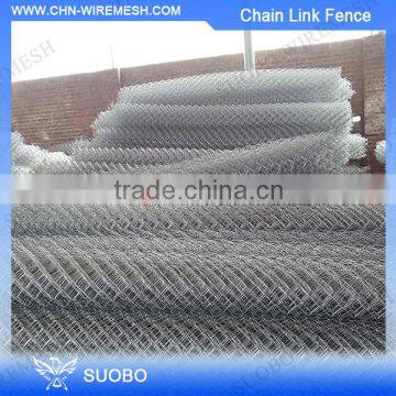 Diamond Mesh Fence Wire Fencing/Pe Coated Chain Link Fene