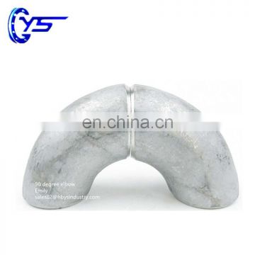 Butt Welded Bevel Type Flat Type SS304 SS316 Pipe Fitting 90 Degree Elbow