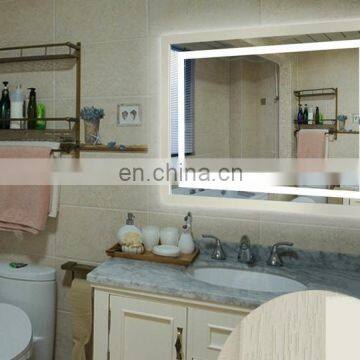 Durable Home Illuminated Decorative Bath Wall Antioxidative Mirror Ultra Clear
