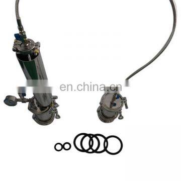 BHO 90 gr Extractor Dewax Column Passive Closed Loop Extractor With Splatter Platter photo-4