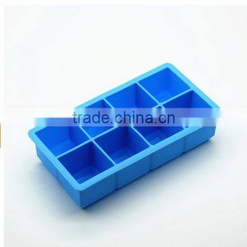 4/6/8 Cavity Reusable Ice Cube for Drink, Square / Round Shape Silicone Ice Cube Tray photo-4
