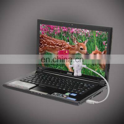 Novelty Gift Astronaut Hold Flag Spaceman Usb Flex Reading Light photo-3